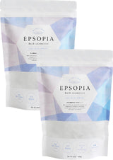 【600g×2個セット】EPSOPIA バスソルト 浴用化粧品 保湿 (国産 天然成分) 計量スプーン付
